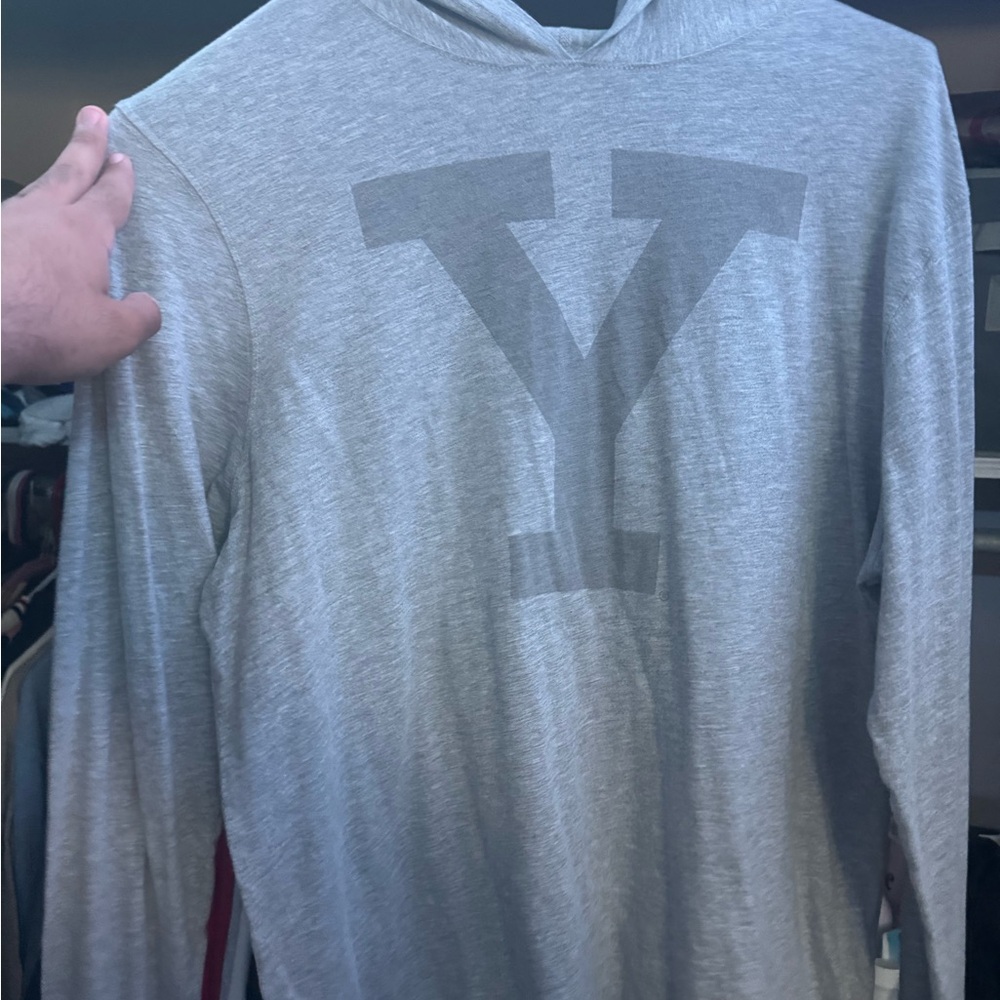 League Gray Sweatshirt with Stylized Logo